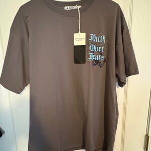 Gray Graphic T-Shirt for Men